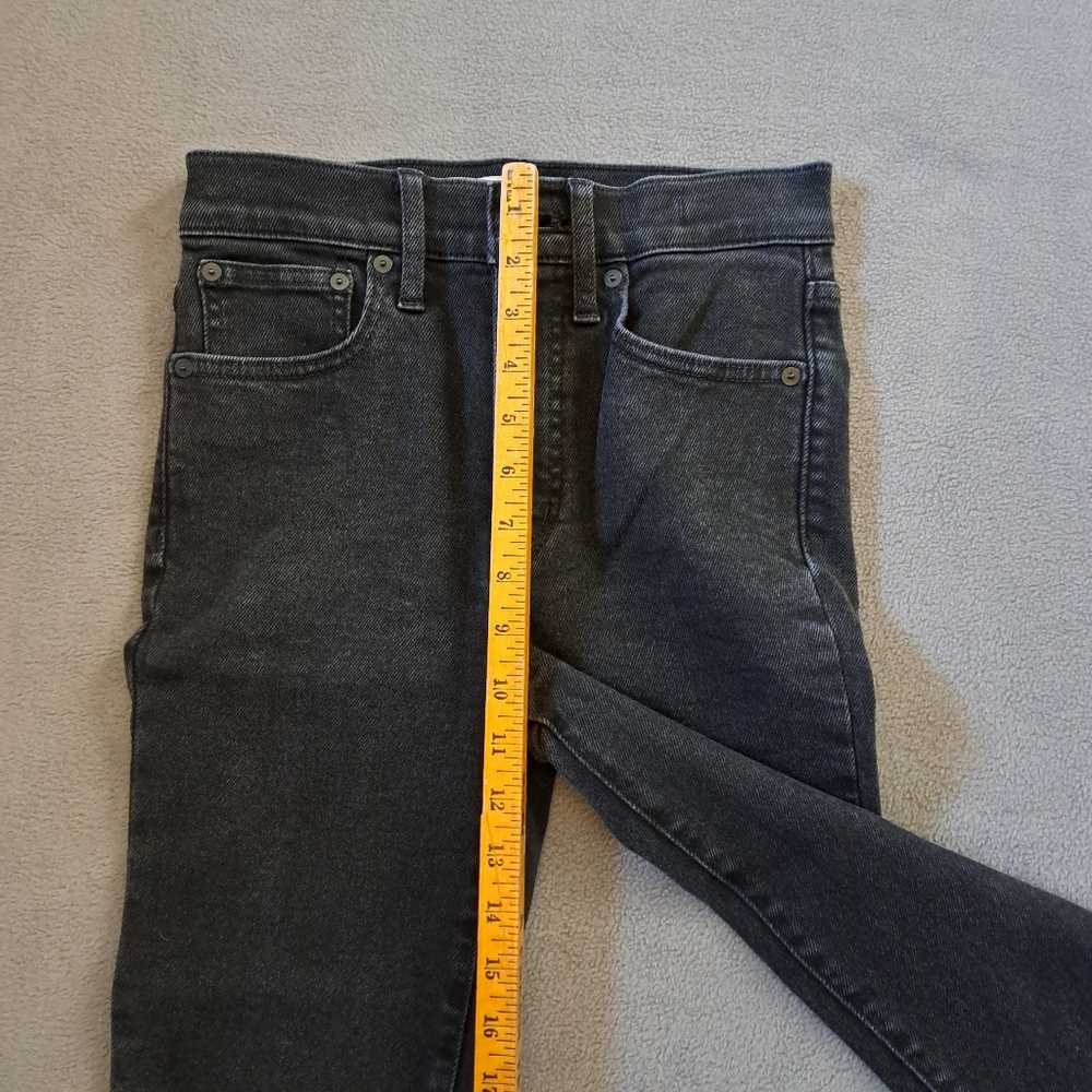 Madewell Black Cropped Frayed-Hem Jeans - Picture 5 of 13
